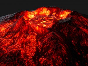 volcano 3Dモデル