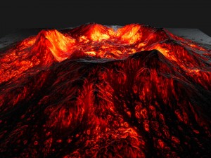 volcano 3Dモデル