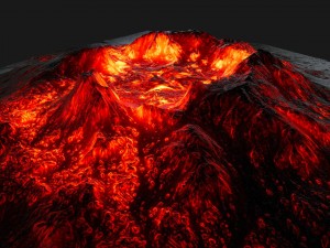 volcano 3Dモデル