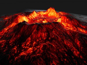 volcano 3Dモデル