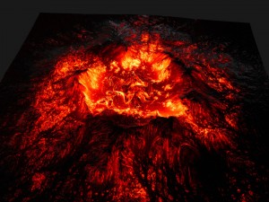 volcano 3Dモデル