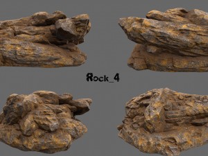 desert rock Model 3D
