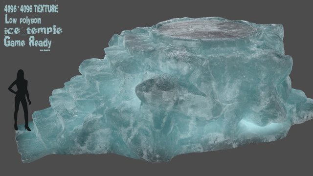 ice temple 3D मॉडल .c4d .max .obj .3ds .fbx .stl .blend 