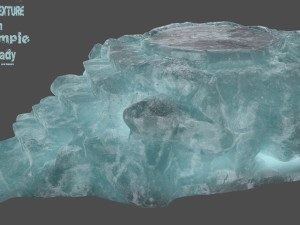 ice temple 3Dモデル