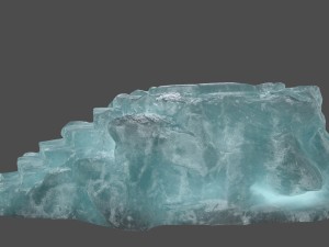 ice temple 3D मॉडल