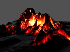 volcano 1 Modèle 3D