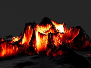 volcano 1 Modèle 3D