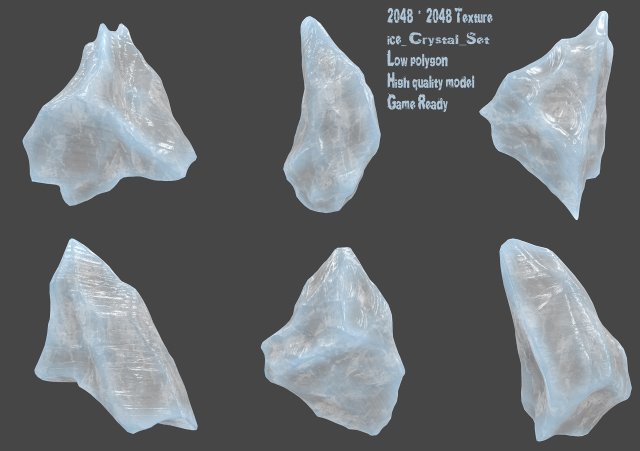 crystal set 3D 模型 .c4d .max .obj .3ds .fbx .stl .blend 