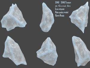 crystal set 3D मॉडल