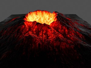 volcano 1 3D मॉडल