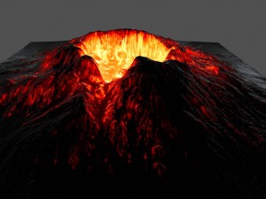 volcano 1 3D मॉडल