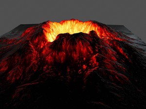 volcano 1 3D मॉडल