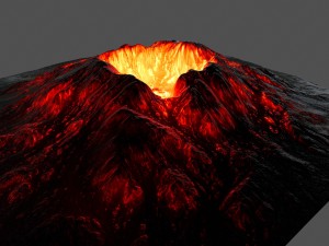 volcano 1 3D मॉडल