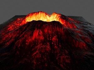 volcano 1 3D मॉडल