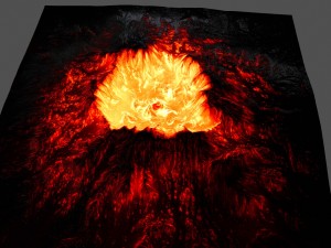 volcano 1 3D मॉडल