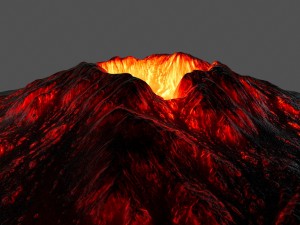 volcano 1 3D मॉडल