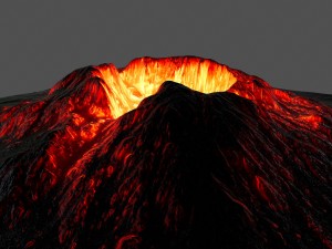 volcano 1 3D मॉडल