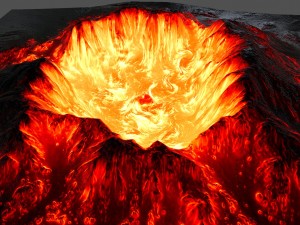 volcano 1 3D मॉडल