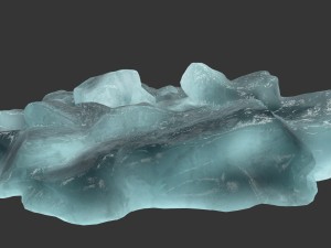 ice rocks Model 3D
