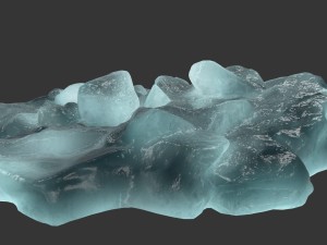 ice rocks Model 3D