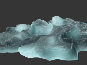 ice rocks Model 3D