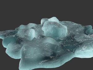 ice rocks Model 3D
