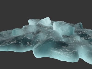 ice rocks Model 3D