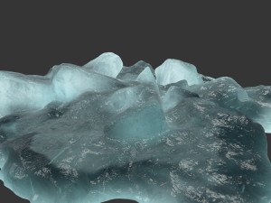 ice rocks Model 3D