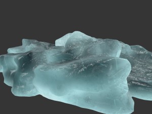 ice rocks Model 3D