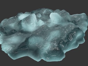 ice rocks Model 3D