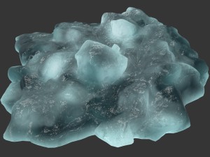 ice rocks Model 3D