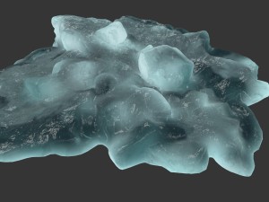 ice rocks Model 3D