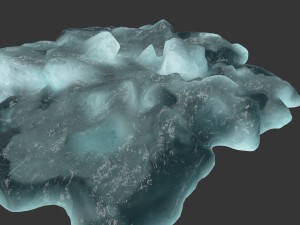 ice rocks Model 3D