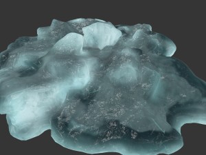 ice rocks Model 3D