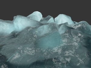 ice rocks Model 3D