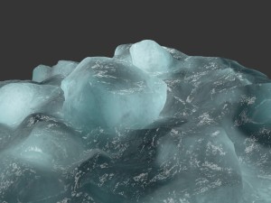 ice rocks Model 3D