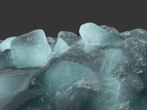 ice rocks Model 3D