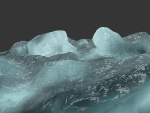 ice rocks Model 3D