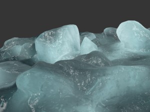 ice rocks Model 3D
