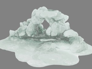 ice cave Model 3D