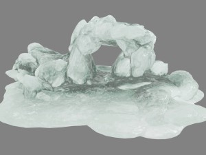 ice cave Model 3D