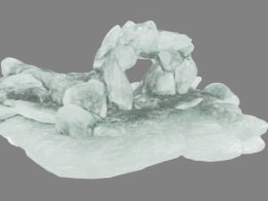 ice cave Model 3D
