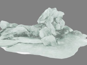 ice cave Model 3D