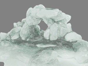 ice cave Model 3D