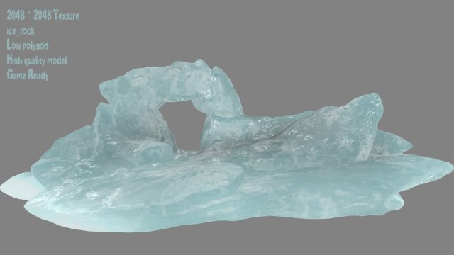 ice cave 1 3D Model .c4d .max .obj .3ds .fbx .stl .blend 
