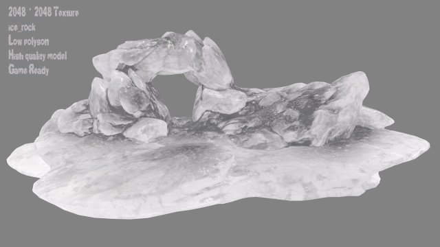 ice cave 3 3D Model .c4d .max .obj .3ds .fbx .stl .blend 