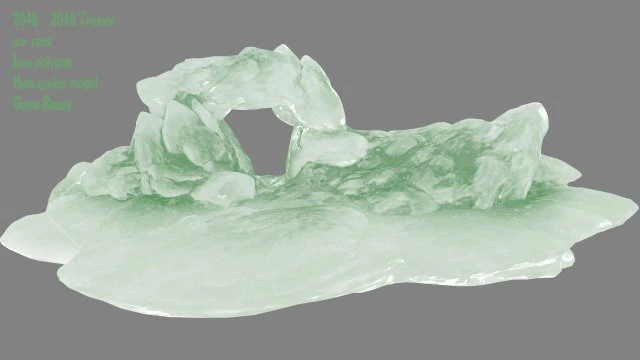 ice cave 4 3D Model .c4d .max .obj .3ds .fbx .stl .blend 