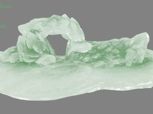 grotta di ghiaccio 4 Modello 3D
