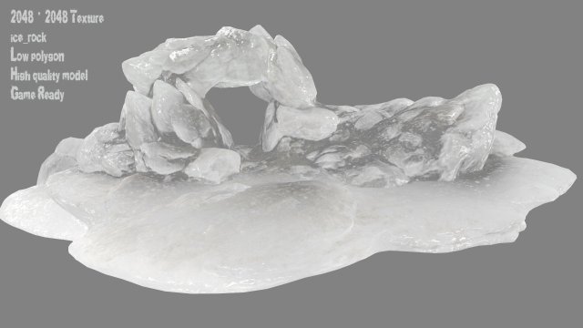 ice cave 5 3D-Modell .c4d .max .obj .3ds .fbx .stl .blend 