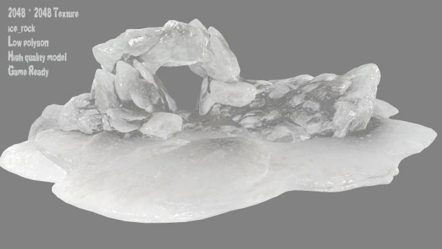 ice cave 5 3D Model .c4d .max .obj .3ds .fbx .stl .blend 